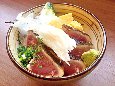 鰹の漬丼