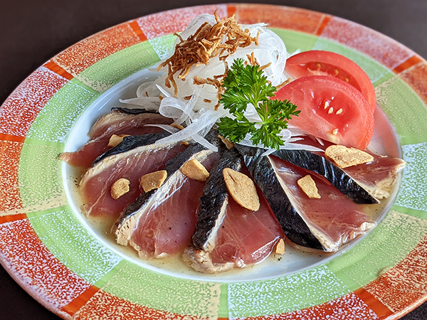かつおのカルパッチョ（青じそ風味）